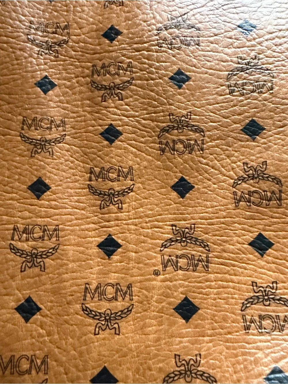 MCM Cognac Visetos Logo Backpack with Gold and Silver Studs! (FIX IT OR CHOP IT)